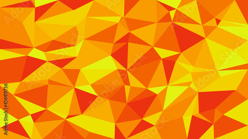 Hintergrund abstrakt 8K Polygon Pastell gelb rot orange hell dunkel Vorlage
