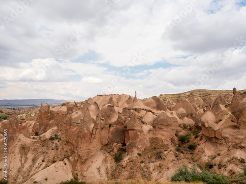 View of a beautiful valley in Cappadocia