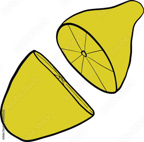 lemon. yellow. vitamin C. the fruit. sour.