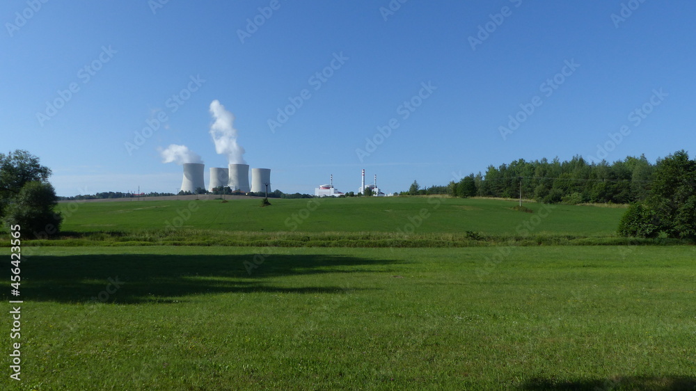 best fosky, plant, factory, power, industry, industrial, field, energy, pollution, landscape, nature, smoke, building, environment, chimney, tower, grass, fuel, gas, clouds, summer, cloud, green, nucl