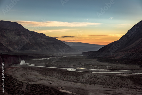 sunrise over the mountains