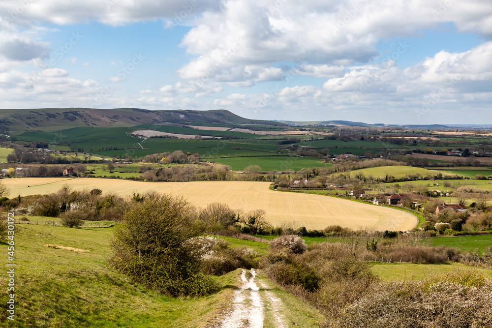 Fototapeta premium A Rural South Downs Landscape