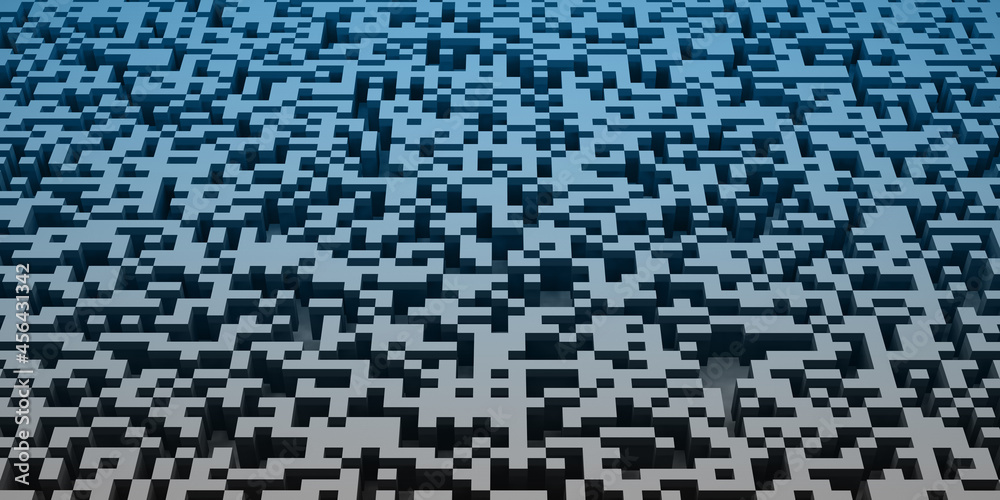 pixel mosaic background grid abstract square texture geometry 3d illustration pixel mosaic background grid abstract square texture geometry 3d illustration