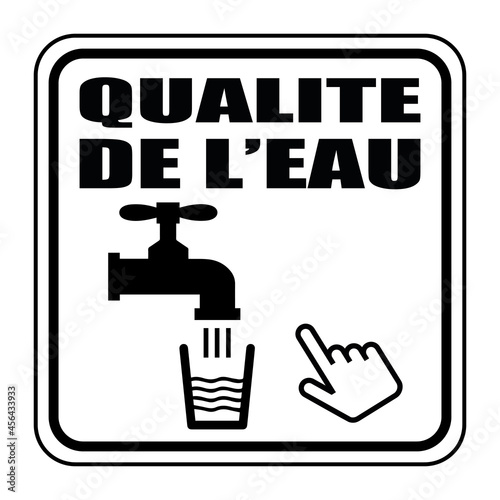Logo qualité de l'eau.