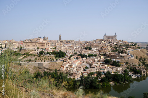 a view of the old city of Toledo, Spain