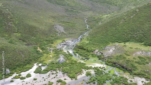 aerial view of moutain 
