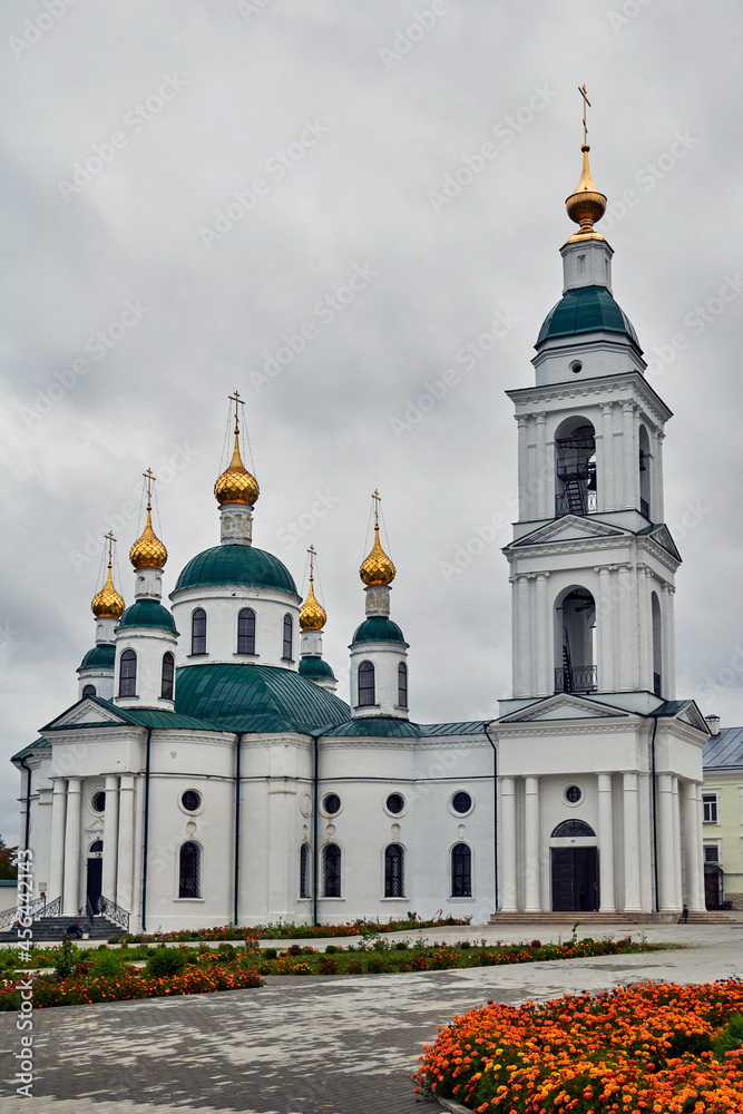 Russia. The town of Uglich. Epiphany Convent. Church of the Icon of the Mother of God Feodorovskaya