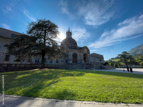 08/08/2021, Azpeitia, Guipuzcoa, Spain. Basilica de loyola, the place where the Jesuit monks began. photo