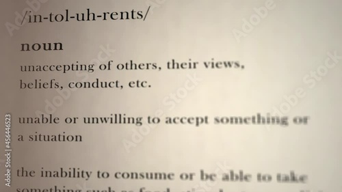 Intolerance Definition