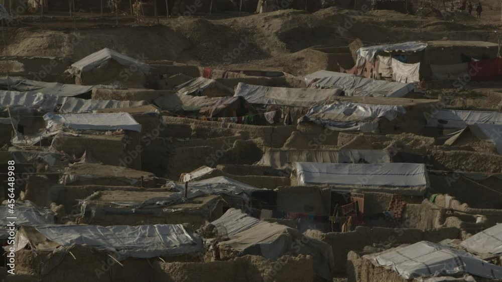 custom made wallpaper toronto digitalAfghanistan scene - day time scene from Kabul city -tele photo scene of shanty refugee housings and tents - from slight over head camera position