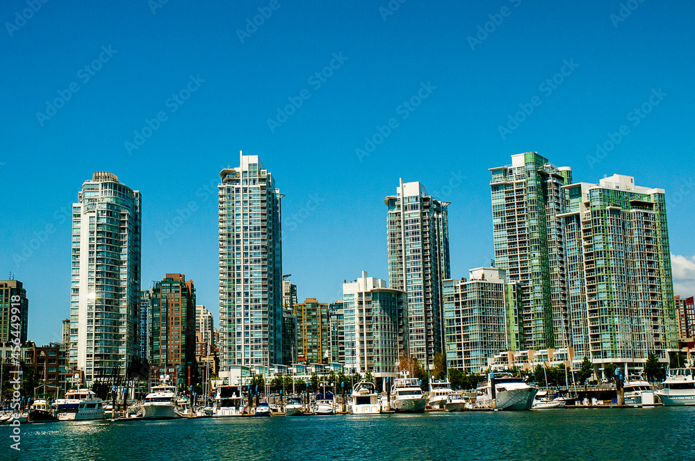 Obraz premium City Scape of Vancouver in British Columbia Canada