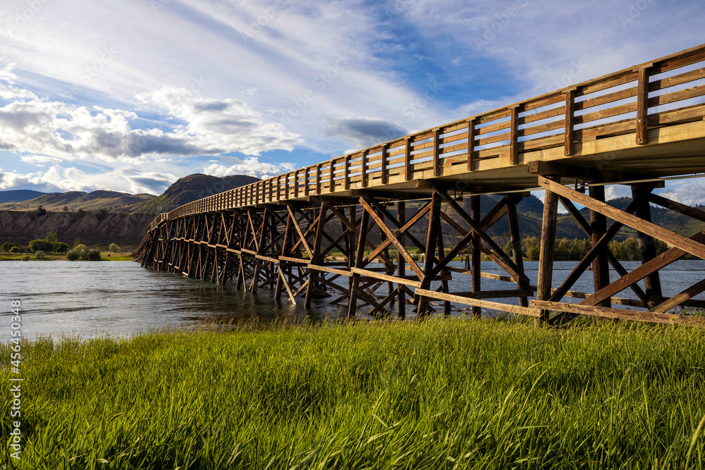 Pritchard Bridge Kamloops Wooden Trussle Pritchard Bridge Kamloops Wooden Trussle