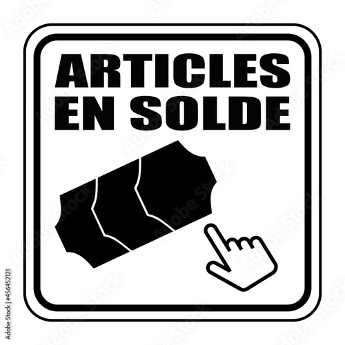 Logo articles en solde.