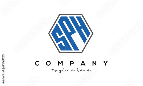 SPH creative polygon logo victor template photo