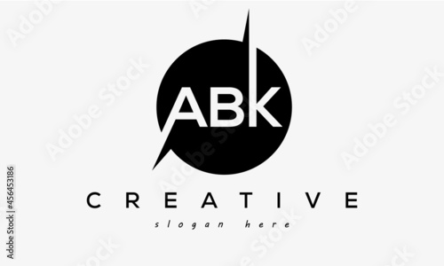 ABK creative circle letter logo design victor photo