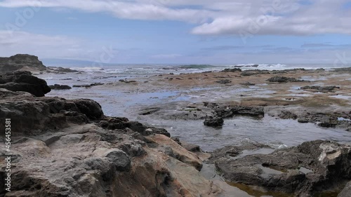 Headland between Botany Bay and Botanical Beach at Juan De Fuca Provincial Park, near Port Renfrew, British Columbia, Canada photo