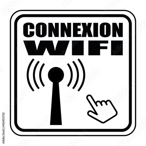 Logo connexion wifi.