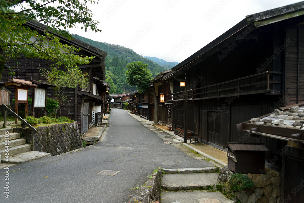 中山道妻籠宿 中山道妻籠宿