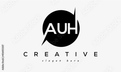 AUH creative circle letter logo design victor	
 photo