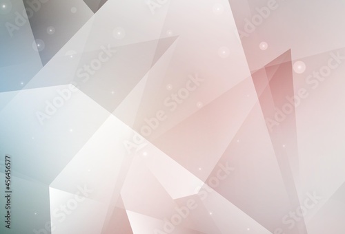 Light Pink, Green vector pattern with polygonal style.