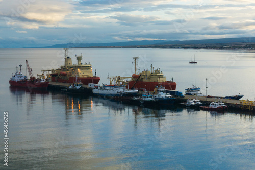 Ships, Punta Arenas, Chile