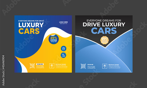 Car Wash Flyer or Car Rent Business Flyer, poster, Cover, Brochure Template For Social media post Web Template , Cleaning Service Banner.