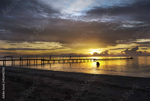 sunset at the beach