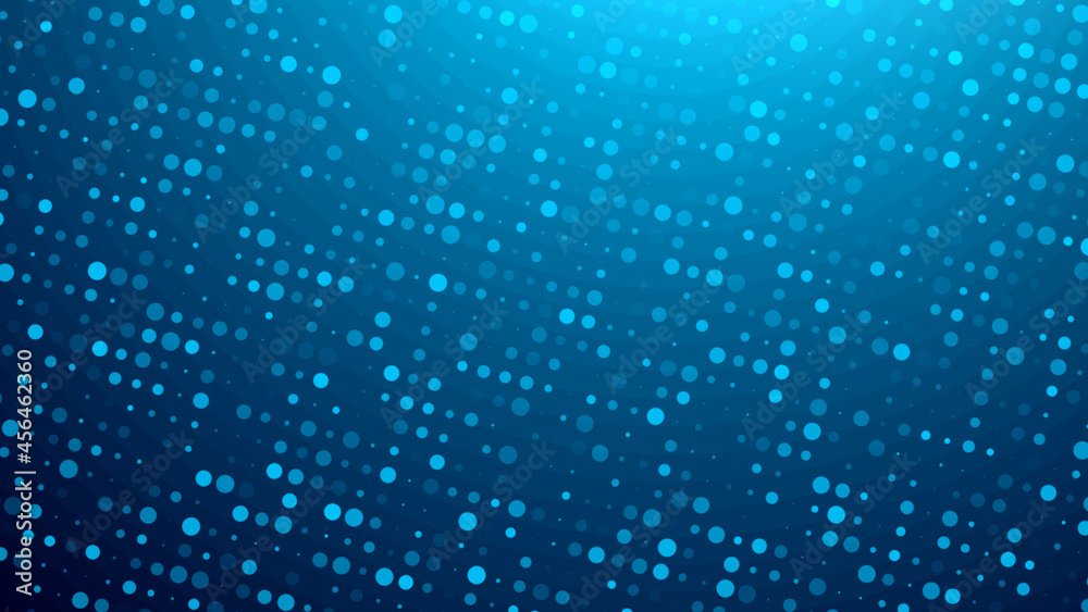 Abstract dot blue green pattern gradient texture technology background.