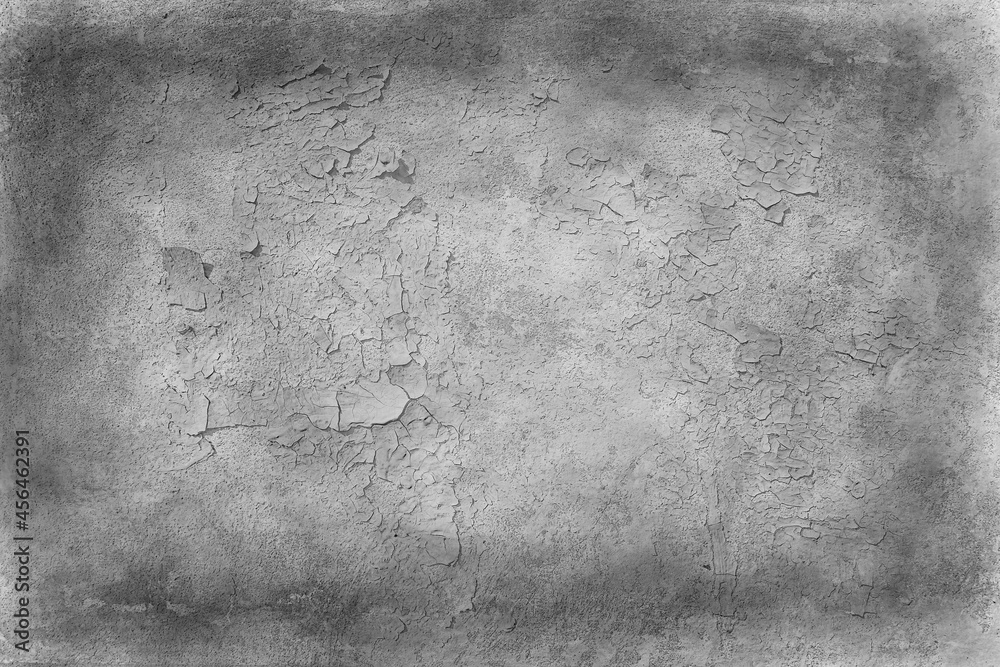 Fototapeta premium white wall cracks background / abstract white vintage background, texture old wall with cracks