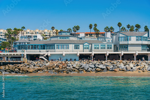 Obraz na płótnie Sunny view of the Redondo Beach Pier w salonie