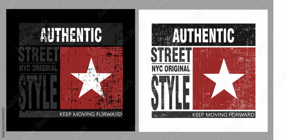 Red star street style authentic t shirt design ,graphic and vector Red star street style authentic t shirt design ,graphic and vector