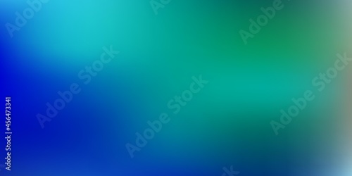 Light blue, green vector abstract blur backdrop.