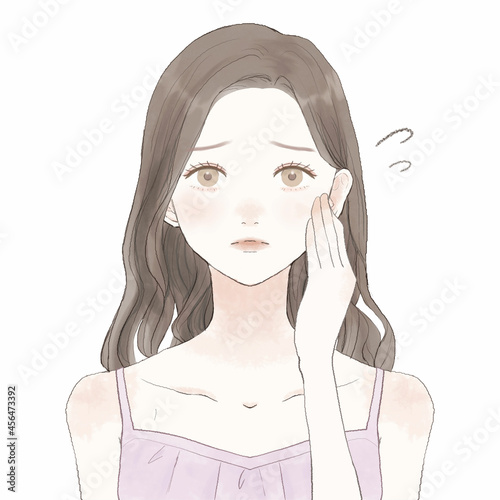 悩んでいる女性