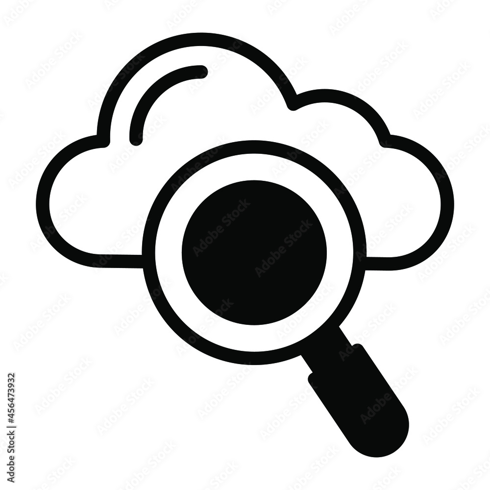 cloud search black filled line design, SEO and web flat design for mobile concepts and web apps. Collection of modern infographic logo and pictogram. cloud search black filled line design, SEO and web flat design for mobile concepts and web apps. Collection of modern infographic logo and pictogram.