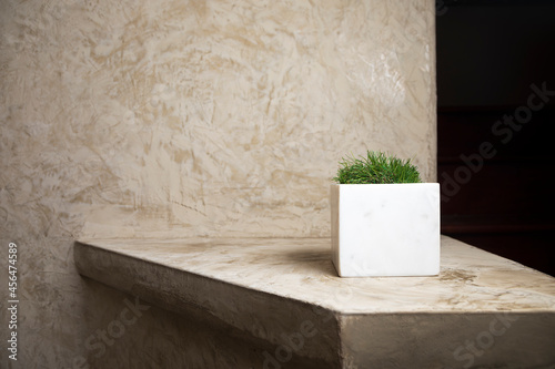 Fotografie travertine venetian plaster