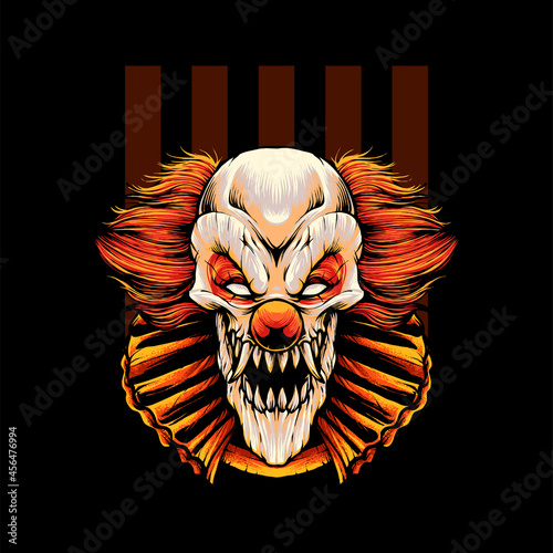 evil clown Illustration