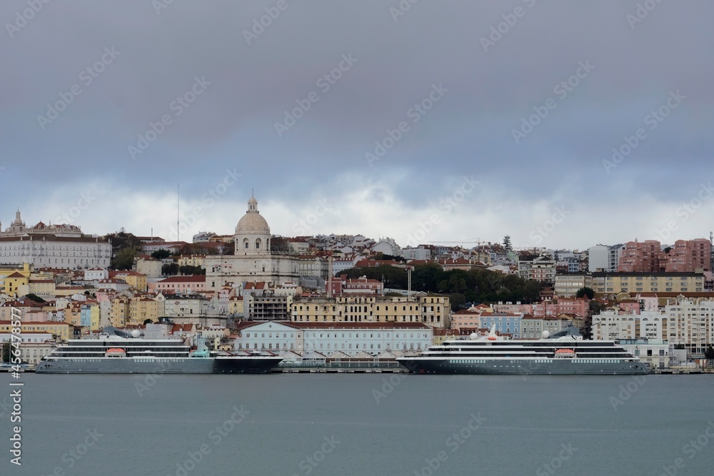 View on Lisbon from the river