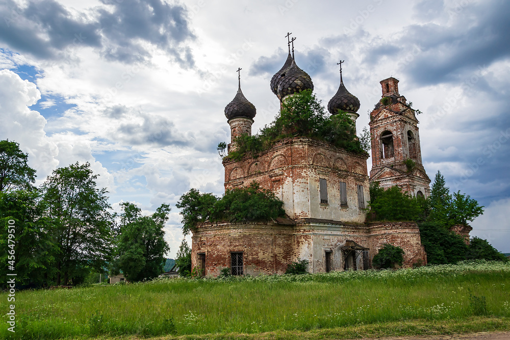 rural Orthodox church landscape rural Orthodox church landscape