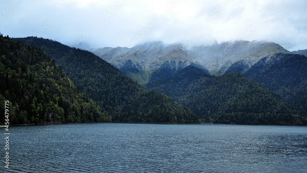 lake in the mountains