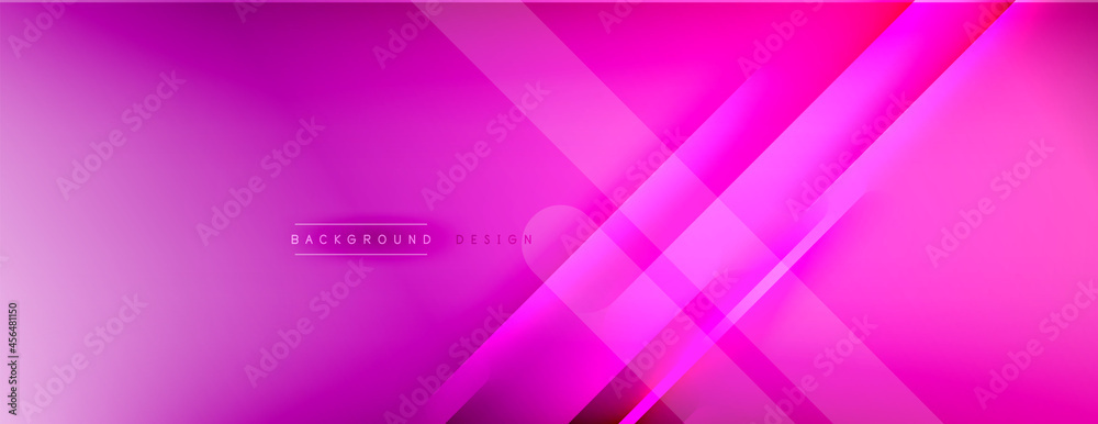 Abstract background. Shadow lines on bright shiny gradient background. Abstract background. Shadow lines on bright shiny gradient background.