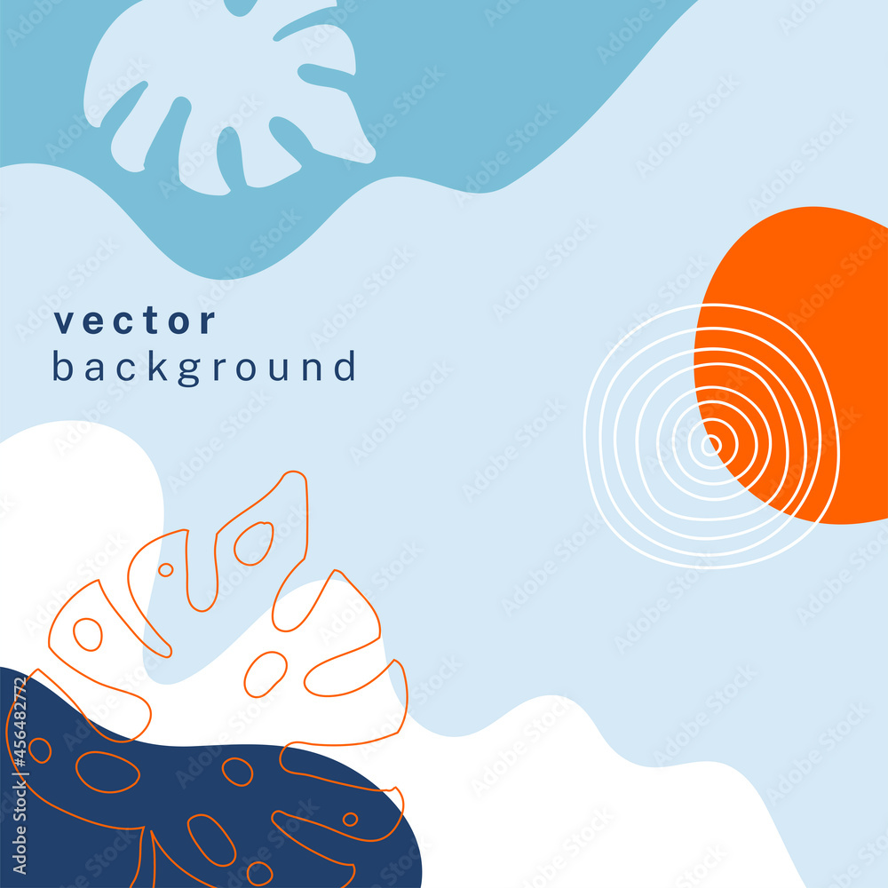 Abstract background. Modern design template in minimal style. Stylish cover for beauty presentation, branding design. Vector illustration