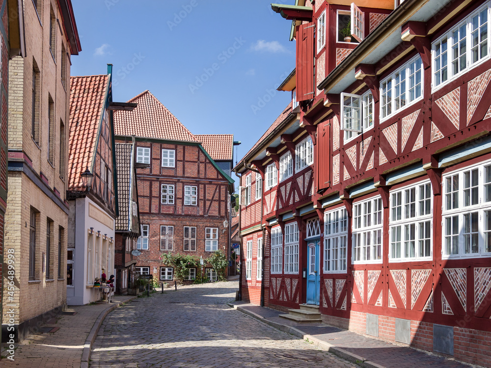Romantische Unterstadt Lauenburg an der Elbe