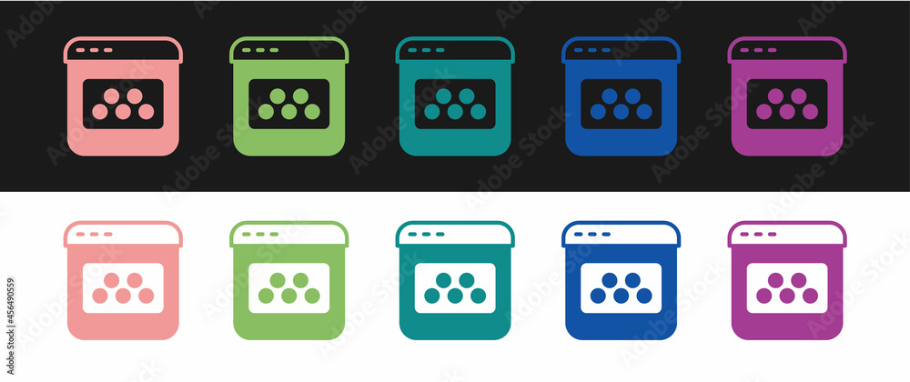 Set Taxi mobile app icon isolated on black and white background. Mobile application taxi. Vector Set Taxi mobile app icon isolated on black and white background. Mobile application taxi. Vector