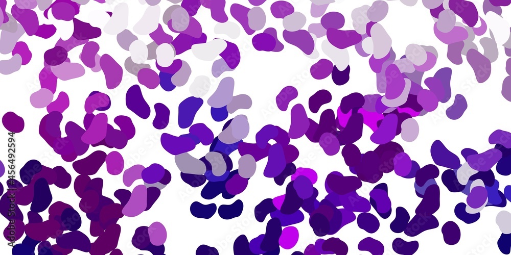 Light purple vector pattern with abstract shapes. Light purple vector pattern with abstract shapes.