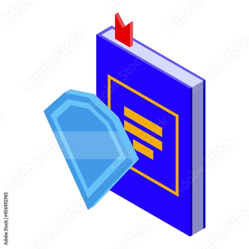 Bestseller book icon isometric vector. Best seller stack. Shelf reading