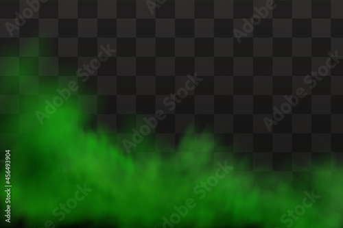 Vector realistic set of stench breath or sweat odor isolated on transparent checkered background.