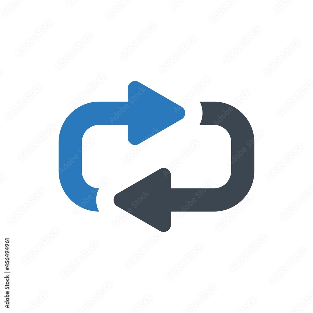 Arrows loop icon Arrows loop icon
