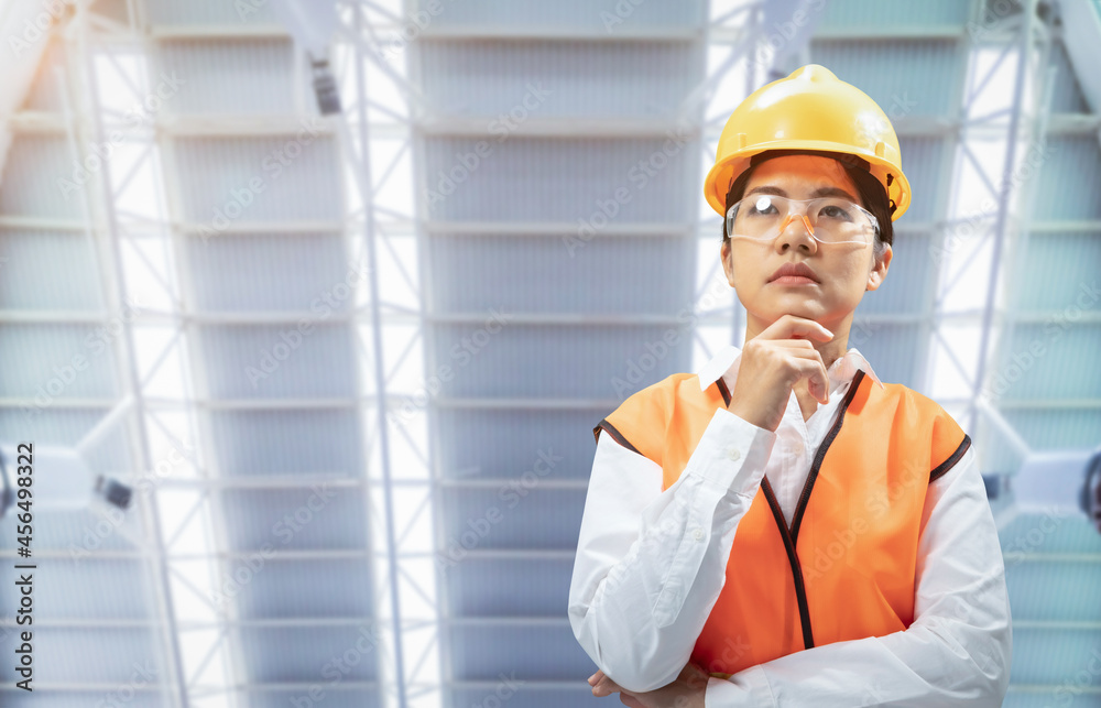 Construction business concept with civil engineer Construction business concept with civil engineer