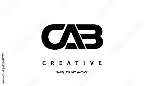 CAB creative three latter logo design