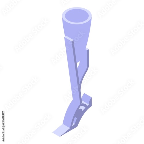 Leg exoskeleton icon isometric vector. Robot suit. Man wearable